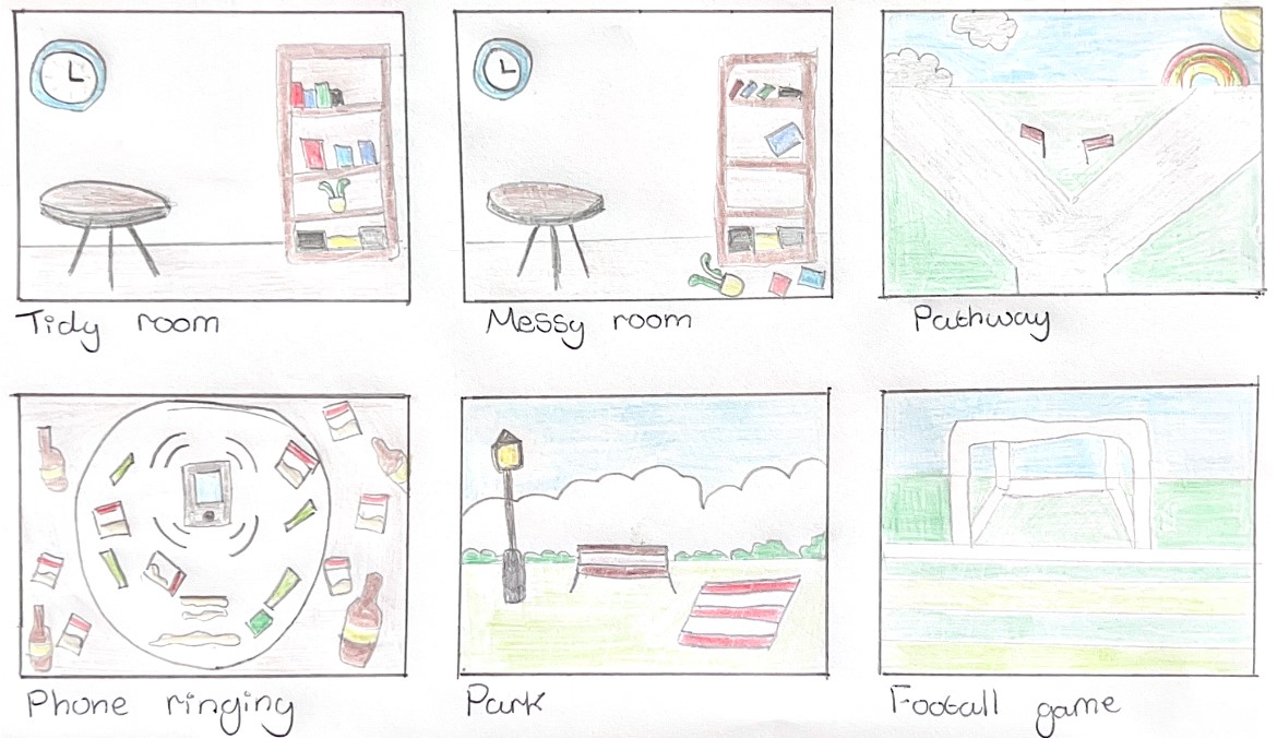 Scene sketches